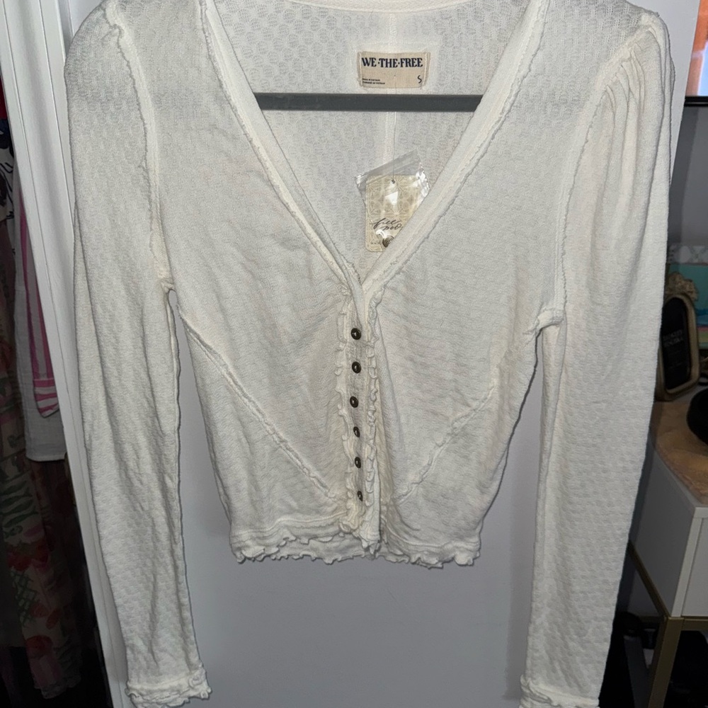 We The Free Button-Up Blouse